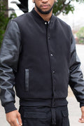 Victorious - JK5073 Essential Melton Jacket (Prepack): BLACK/BLACK / A PACK(S 1 / M 2 / L 2 / XL 1)