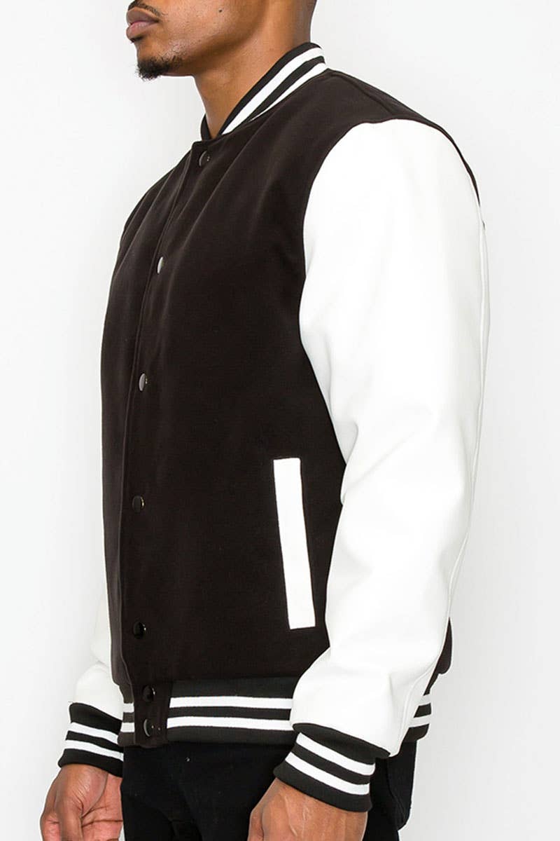 Victorious - JK5073 Essential Melton Jacket (Prepack): BLACK/BLACK / A PACK(S 1 / M 2 / L 2 / XL 1)
