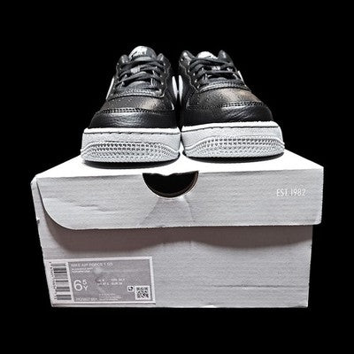 🚻 6.5Y US — Nike Air Force 1 GS 2024 [BLACK/WOLF GREY] HQ3807–001