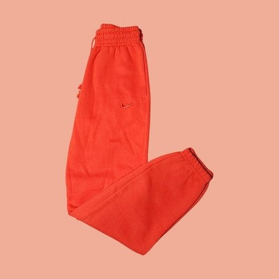 🚺 2XS US — Nike Sportswear Pheonix Fleece OS HW Sweatpants [ORANGE]  FZ5996-633