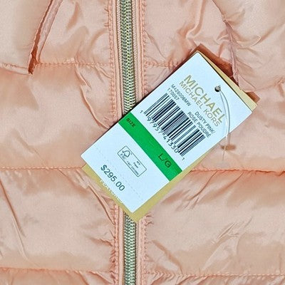 🚺 L US — Michael Kors Lightweight Puffer Jacket [DUSTY PINK]