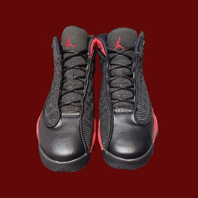 🚹 6.5Y — Air Jordan 13 Retro BG "Bred" 2017 [BLACK/TRUE RED–WHITE] 414574–004
