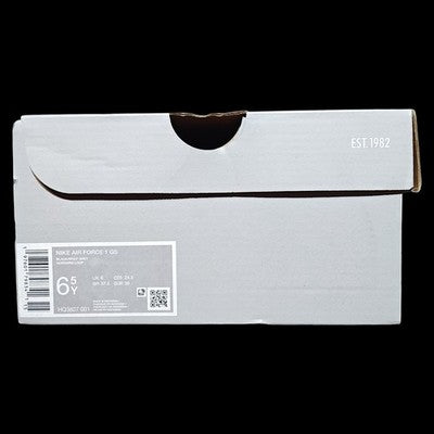 🚻 6.5Y US — Nike Air Force 1 GS 2024 [BLACK/WOLF GREY] HQ3807–001