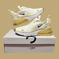 🚺 7.5 US — Nike Air Max 270 2024 [SAIL/BLACK–COCONUT MILK] AH6789–124