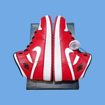 🚹 6Y US — Air Jordan 1 Mid BG 2017 "Chicago" [GYM RED/WHITE–BLACK] 554725-605