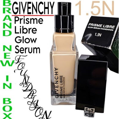 💥NIB💥1.5N — GIVENCHY Prisme Libre Glow Serum Blurring Foundation 30mL/1.0fl Oz