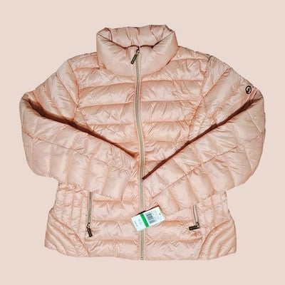 🚺 L US — Michael Kors Lightweight Puffer Jacket [DUSTY PINK]