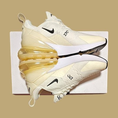🚺 7.5 US — Nike Air Max 270 2024 [SAIL/BLACK–COCONUT MILK] AH6789–124