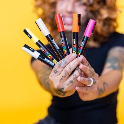 💥NIB💥 Uni POSCA PC-5M Water–Based Paint Markers Set [8–SOFT COLOURS]