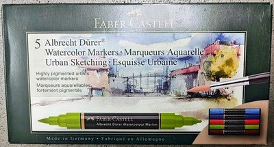 💥NIB💥 [x2] Faber-Castell Albrecht Dürer Dual-Ended Artists Watercolor Markers