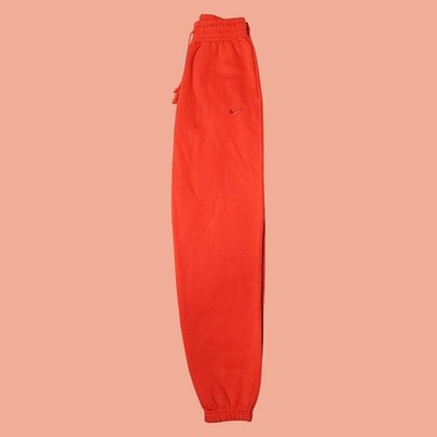 🚺 2XS US — Nike Sportswear Pheonix Fleece OS HW Sweatpants [ORANGE]  FZ5996-633