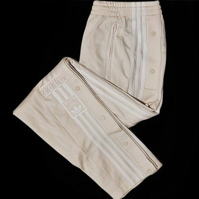 🚹 S US — adidas Originals Adibreak Track Pants [WONDER WHITE] IM8217