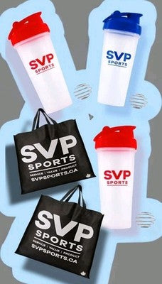 💥NEW💥 [x3] SVP SPORTS Leak-Proof Shaker Bottles 28Oz. & Mixing Balls BPA-FREE