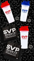 💥NEW💥 [x3] SVP SPORTS Leak-Proof Shaker Bottles 28Oz. & Mixing Balls BPA-FREE