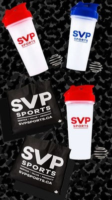 💥NEW💥 [x3] SVP SPORTS Leak-Proof Shaker Bottles 28Oz. & Mixing Balls BPA-FREE