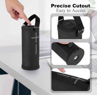 💥NIB💥 UE BOOM 3 — Silicone Protective Case w/ Handle & Crossbody Strap [BLACK]