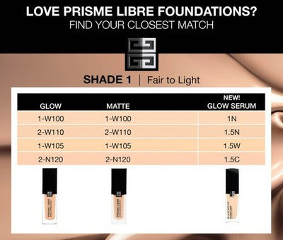 💥NIB💥1.5N — GIVENCHY Prisme Libre Glow Serum Blurring Foundation 30mL/1.0fl Oz