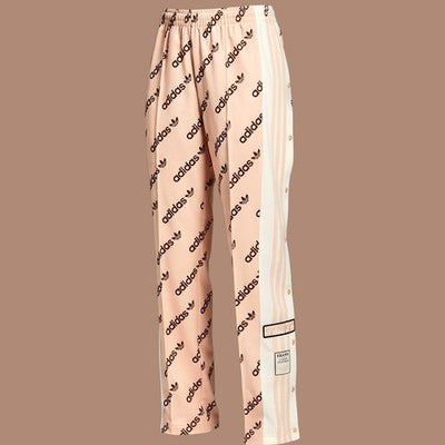 🚺 M US — adidas Originals Adibreak "Logomania" Track Pants [BLUSH PINK] HM4882
