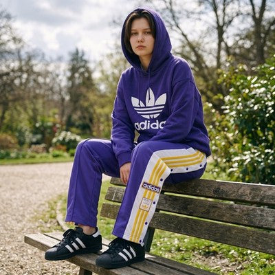 🚺 S US — adidas Originals Adibreak Track Pants [ENERGY INK/BOLD GOLD] IN6298
