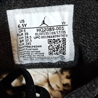 🚹 6.5Y US — Jordan Max Aura 7 GS 2025 [BLACK/ANTHRACITE] HQ2089–001