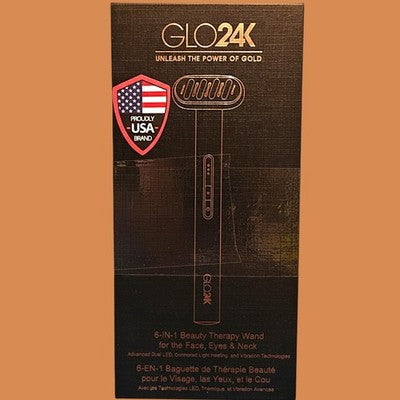 💥NIB💥 GLO24K 6-in-1 Beauty Therapy Wand—Advanced Anti-aging LED Light Therapy