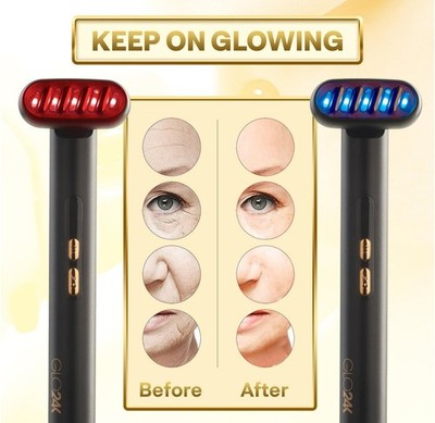 💥NIB💥 GLO24K 6-in-1 Beauty Therapy Wand—Advanced Anti-aging LED Light Therapy