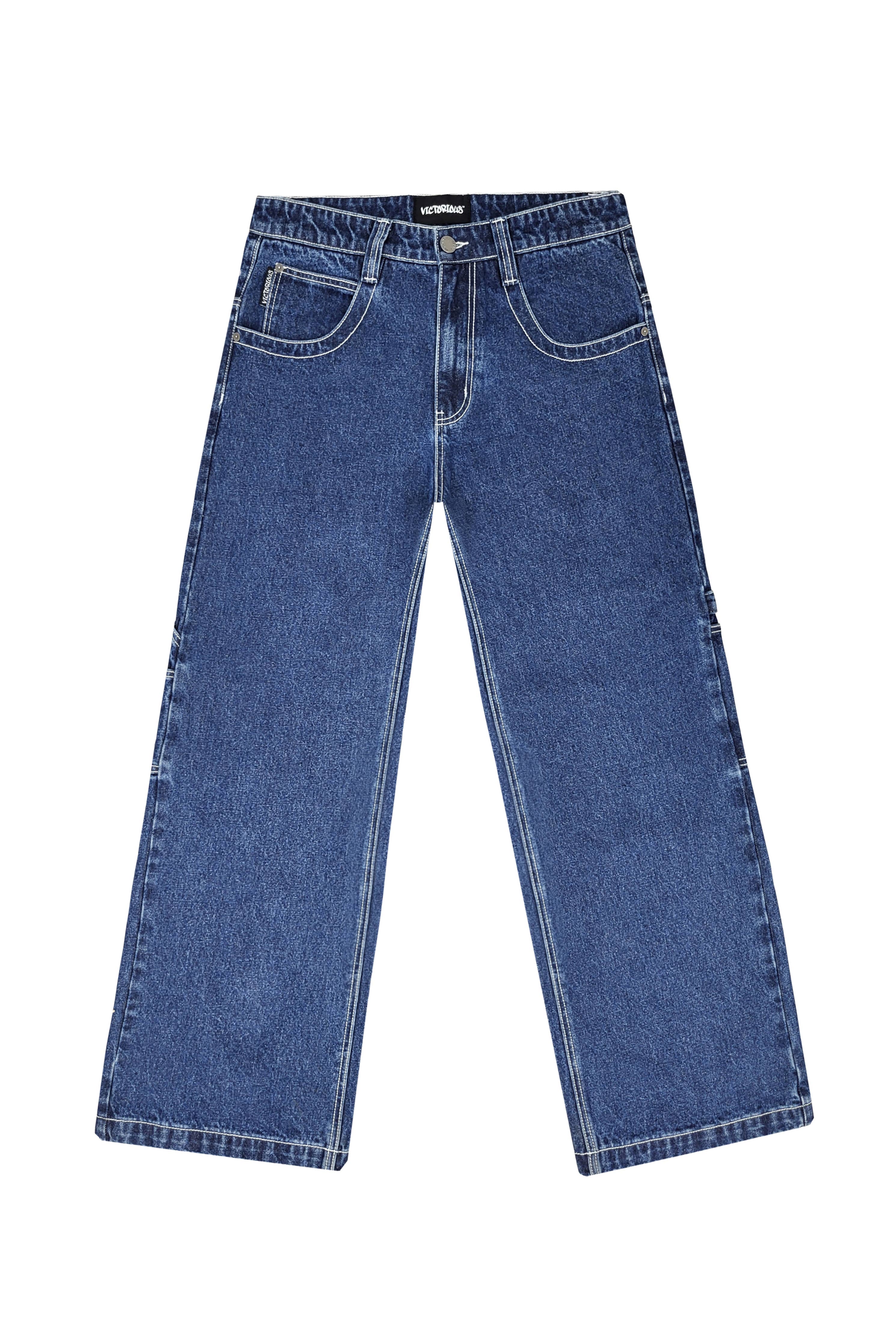 Victorious - DL983 KRAKEN Ultra Baggy Carpenter Jeans (Open Pack): Black / 30