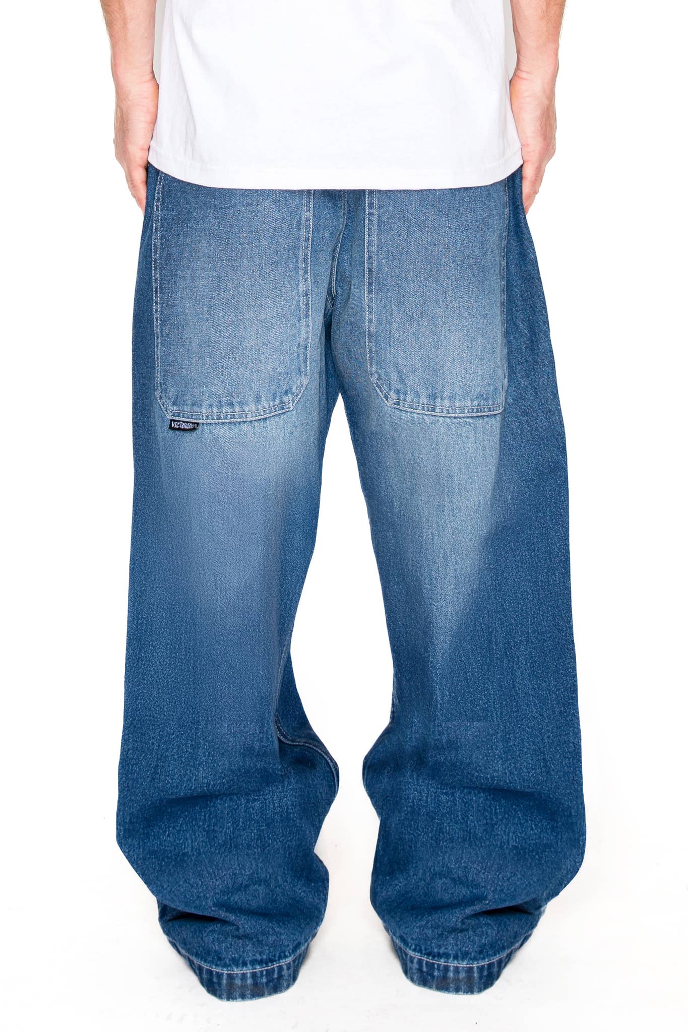 Victorious - DL981 TITAN Ultra Baggy Y2K Wide-Leg Denim Jean (Open Pack): Black / 32