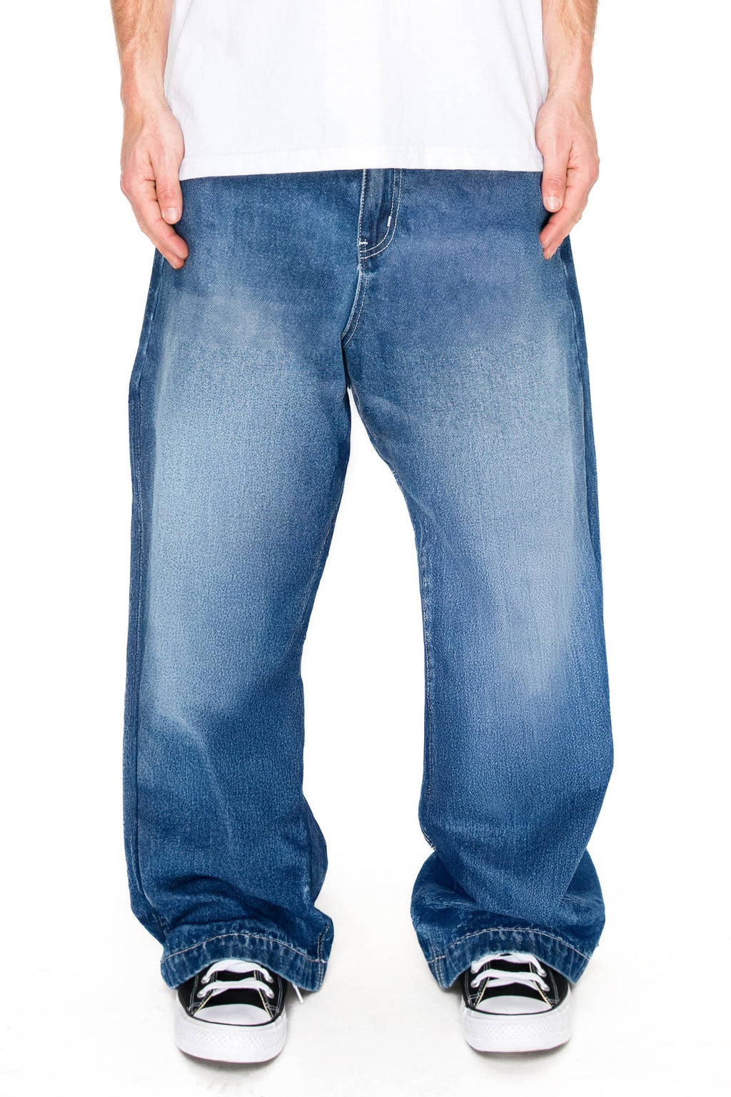 Victorious - DL981 TITAN Ultra Baggy Y2K Wide-Leg Denim Jean (Open Pack): Lt.Indigo / 32