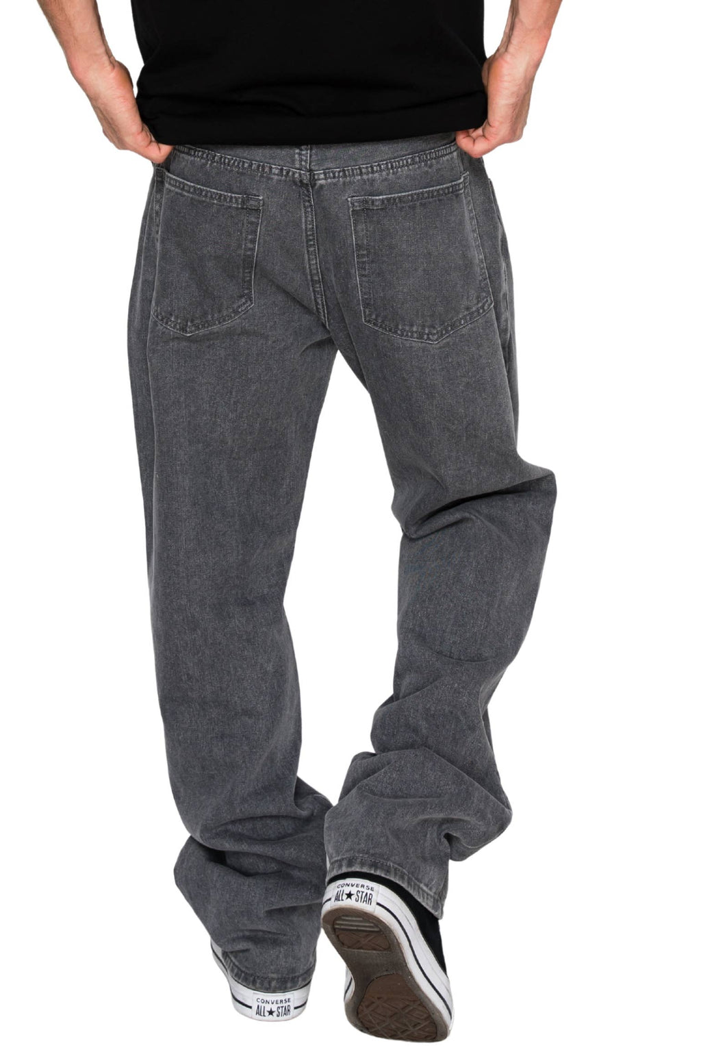 Victorious - DL999 ATLAS Essential Baggy Denim Jeans (Open Pack): GREY / 32