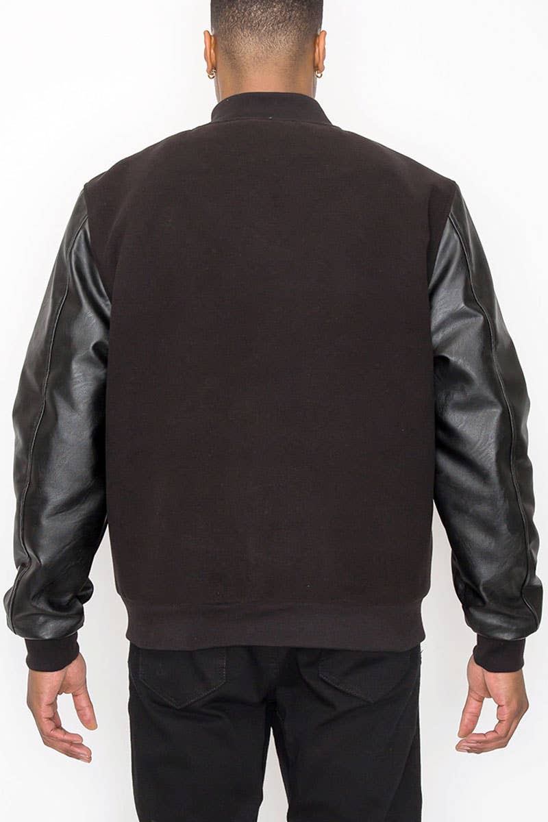 Victorious - JK5073 Essential Melton Jacket (Prepack): BLACK/BLACK / A PACK(S 1 / M 2 / L 2 / XL 1)