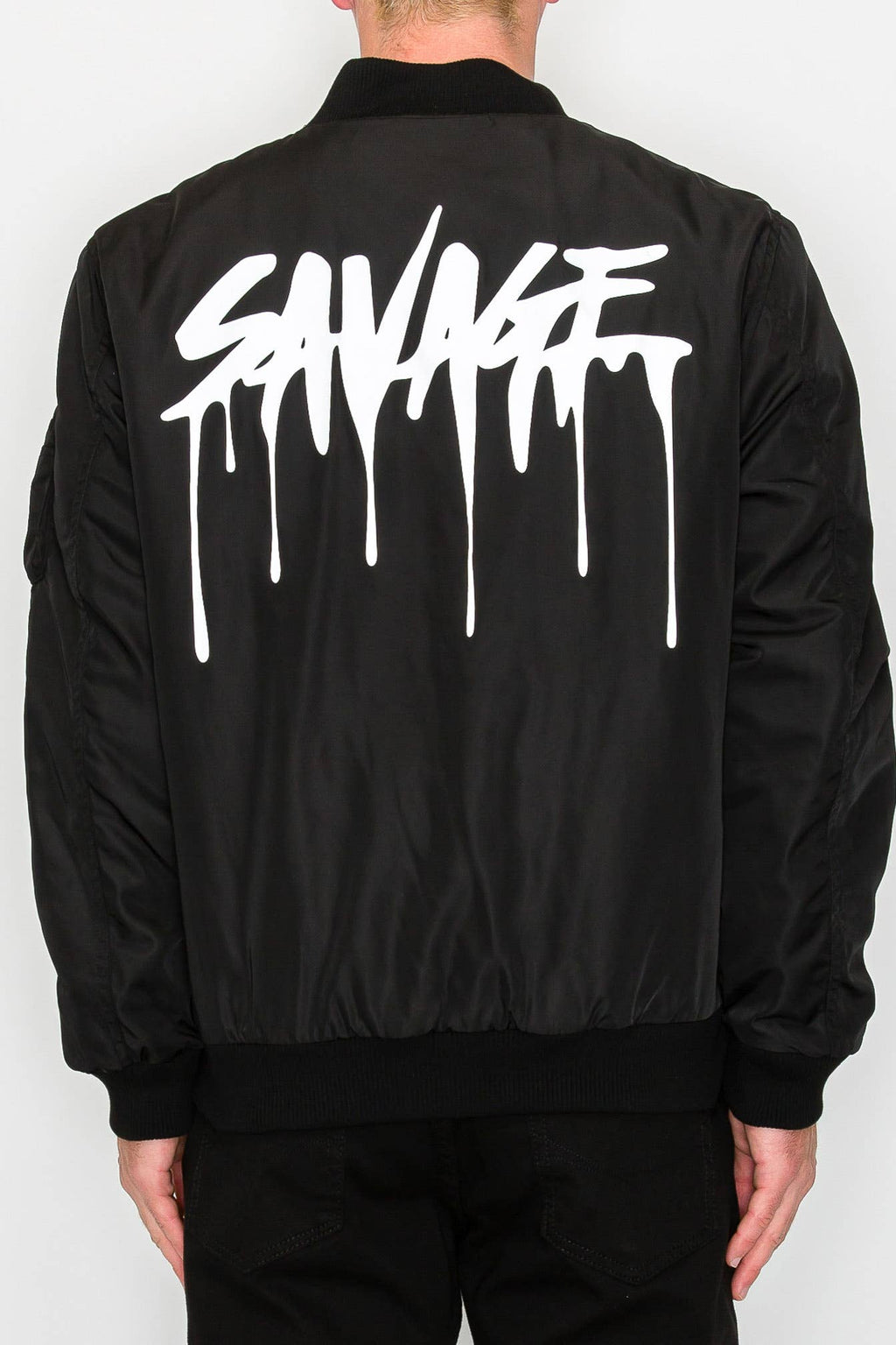 Victorious - JK5099 Savage Bomber Jacket (Prepack): BLACK / A PACK(S-M-L-XL / 1-2-2-1) 6 PCS
