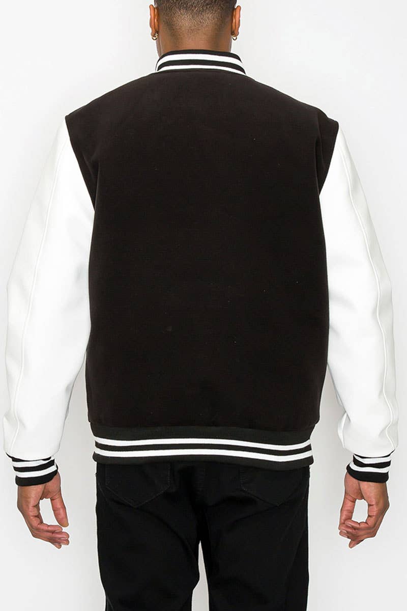Victorious - JK5073 Essential Melton Jacket (Prepack): BLACK/BLACK / A PACK(S 1 / M 2 / L 2 / XL 1)