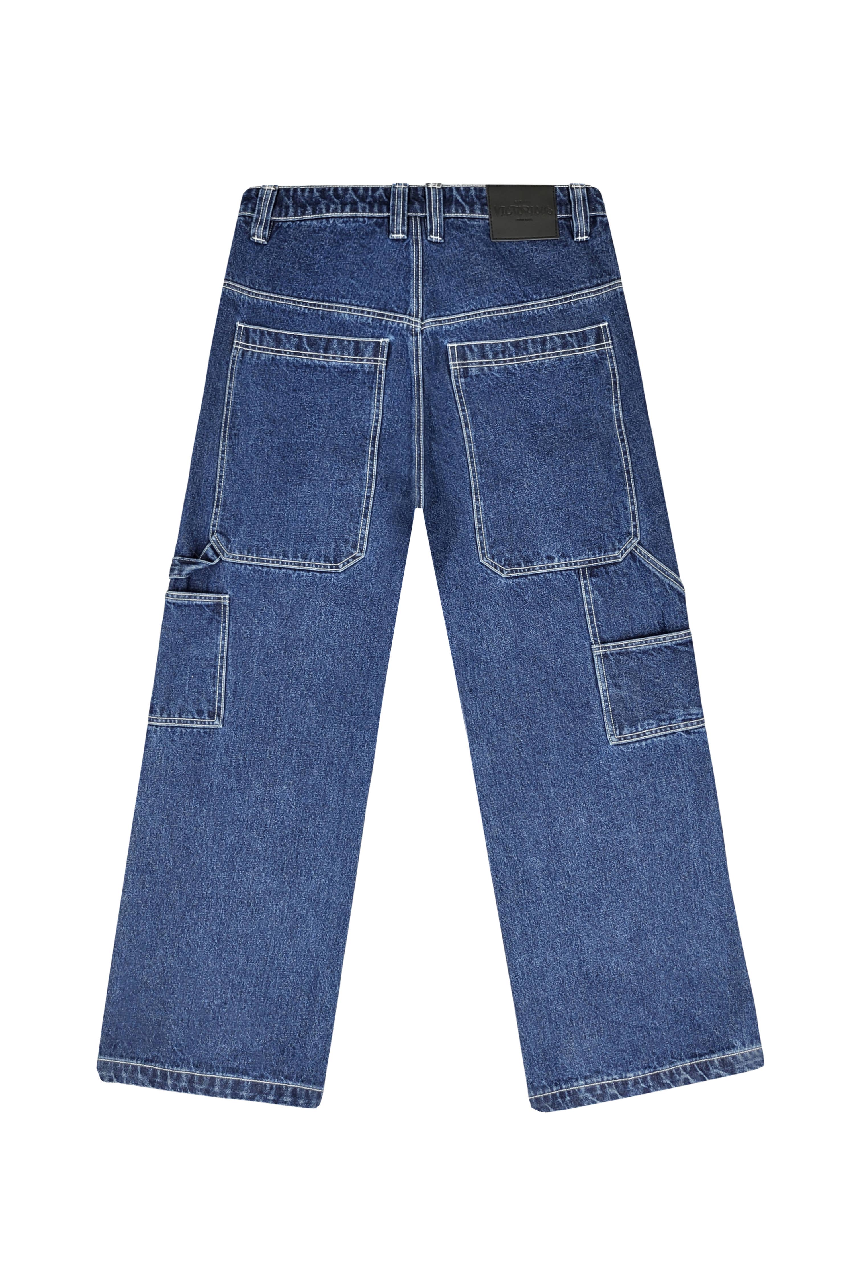 Victorious - DL983 KRAKEN Ultra Baggy Carpenter Jeans (Open Pack): Black / 30